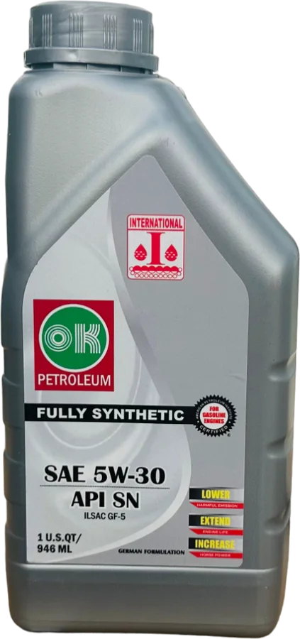 International Fully Synthetic 5W-30 API SN engine oil, 1 litre