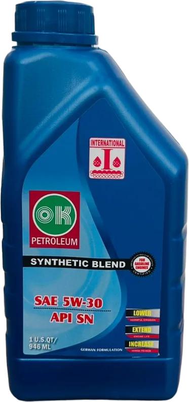 International Synthetic Blend SAE 5W-30 API SN, Synthetic Blend